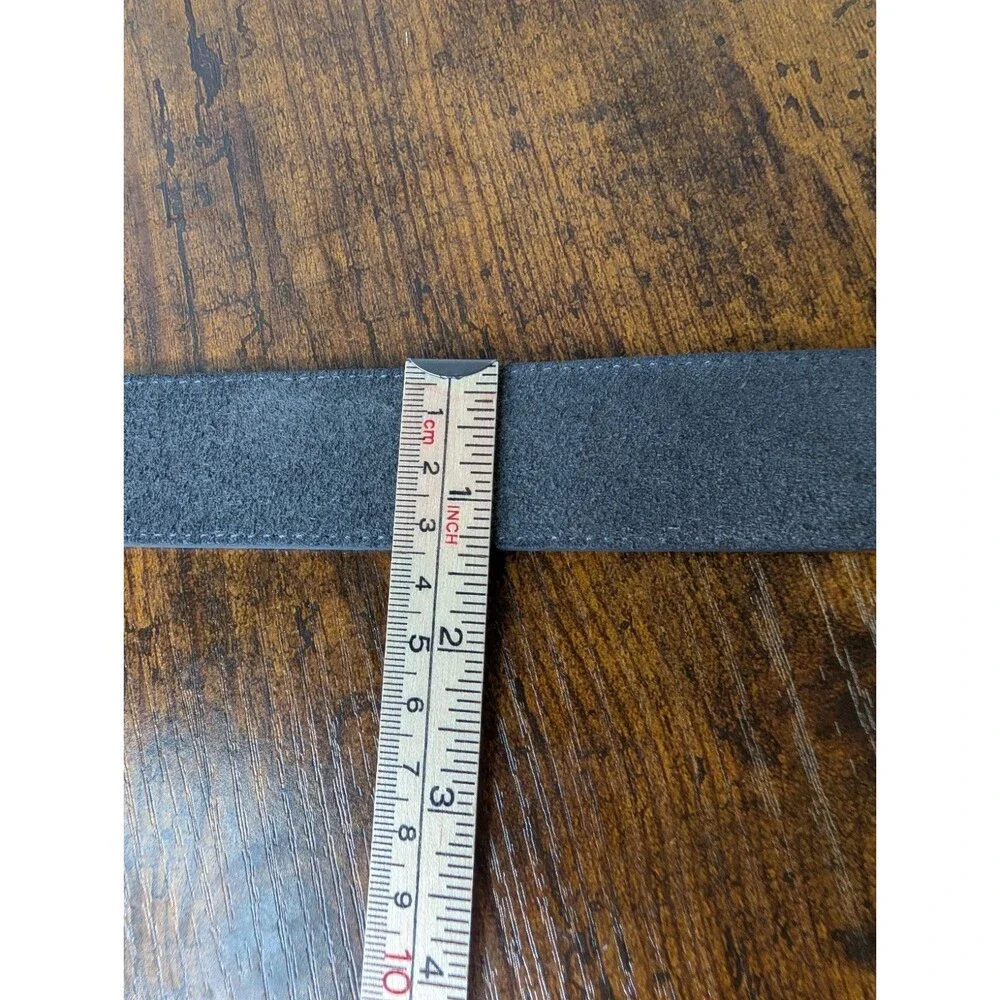 Boconi Gray Suede Genuine Leather 1 1/4